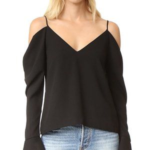C/MEO Collective Long Sleeve Cold Shoulder Top